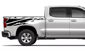 Side thunder graphics stickers decal compatible with Chevrolet Silverado - Picture 1 of 15