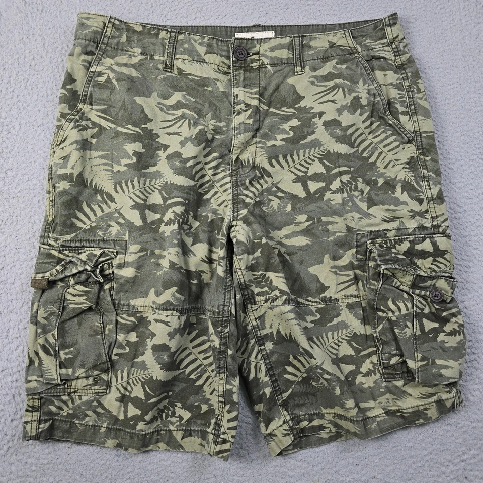 Pantalones Cortos Carga Urban Pipeline Para Hombres 36 Verde Camuflaje Sueltos Patinador Ropa de Trabajo Aire Libre Foto 1 de 4