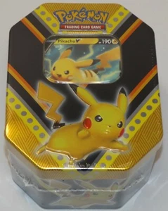Pokémon TCG: Pikachu V Powers Sealed Tin Foil - 4 Booster Packs - Bild 1 von 6