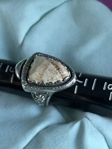 EN VENTA NUEVO EN CAJA ANILLO PUNTA FLECHA JASPE IMAGEN AMERICAN WEST RELIOS POLLACK C TALLA 6 - Imagen 1 de 6
