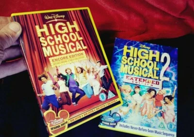 High School Musical 1 & 2 - Extended Versions - PAL UK - Disney DVD - Image 1 of 4