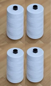 Heavy Duty Tex 80 White Sewing Thread 2 Spool, 24000 Yards Total Made in USA A&E - Picture 1 of 13