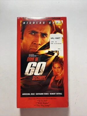 Gone in 60 Seconds VHS Original Print New Factory Sealed White Watermark - Image 1 of 3
