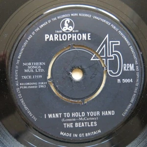 THE BEATLES I Want To Hold Your Hand / This Boy UK 7" Parlophone R 5084 1963 Ex - Bild 1 von 4