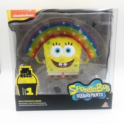SPONGEBOB MASTER PIECE MEME FIGURES SERIES 1 Imagination Spongebob Brand New - Image 1 of 2