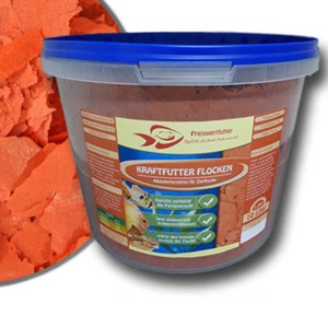 Kraftfutter Farbfutter Flocke Eimer 10Liter 1,6 kg Fischfutter Cichliden Fische  - Bild 1 von 1