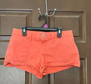 Women's Arizona Orange Shorties Shorts Juniors Size 7 - Imagen 1 de 3