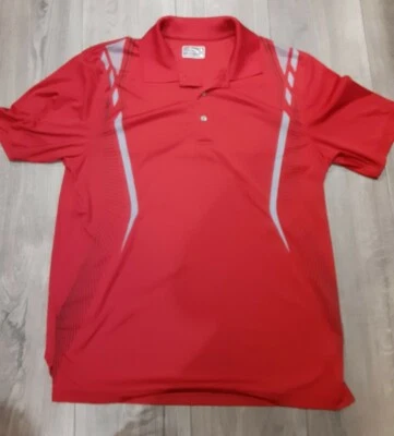 Champions Tour PGA Mens Golf Polo Shirt L Red Short Sleeve  - Image 1 of 4