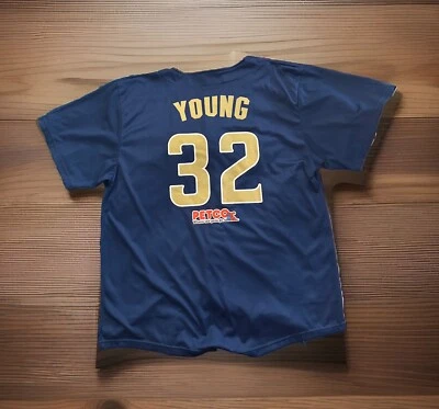 San Diego Padres Jersey Adult XL Navy #32 Chris Young Promotional - Image 1 of 3