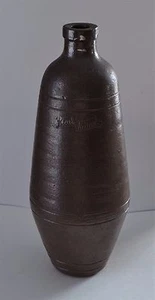 Botella de barro de vino real de colección década de 1930 Campos películas puerto RCVND - Imagen 1 de 8