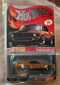Hotwheels RLC 2021 '70 Mustang Boss 302 Orange Redline Club Exclusive Membership - Picture 1 of 4