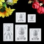 DIY Key Chain Jewelry Making 3D Pendant Mold Tool Teddy Bear Silicone Mould