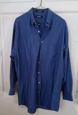 Camisa de vestir Puritan LS azul con botones para hombre talla 16,5 Foto 1 de 3