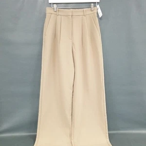 NWT Abercrombie & Fitch Ultra High Rise Wide Leg Trousers Pants Women's 28 Long - Picture 1 of 10