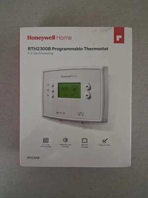 Honeywell Home RTH2300B Programmable Thermostat 5-2 Day Scheduling New & Sealed - Image 1 of 4