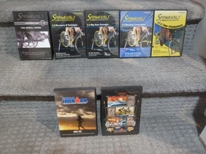 SPINeRVALS CYCLING DVD LOT Cycle Training Conditioning +  Ironman Championships - Picture 1 of 5