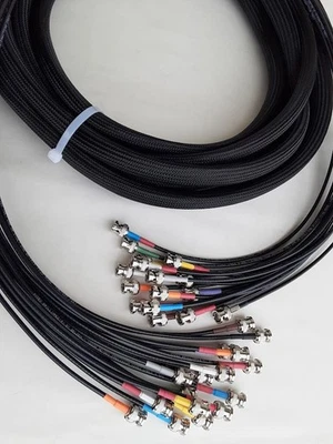 10 FT  12 Channel Snake Belden 1855A HD-SDI Mini RG59 Video Cable 6 GHZ BNC Male - Image 1 of 4