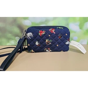 NWT Vera Bradley Christmas Snow Globe Motifs RFID All-in-One Crossbody Purse - Picture 1 of 4