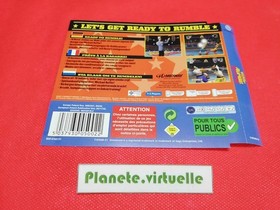 READY 2 RUMBLE DREAMCAST EUR 🌟 back cover