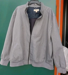 Chaqueta ligera Marc Jacobs 4X para hombre elegante bolsillos con cremallera gris RN#121545 - Imagen 1 de 12
