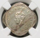 1946 B INDIA 2 ANNAS NGC PROOF 62  KING GEORGE VI COIN RESTRIKE - BOMBAY MINT