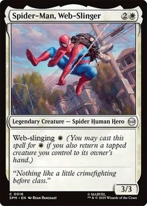 NM Spider-Man, Web-Slinger, MTG, Marvel's Spider-Man, Magic the Gathering, 16 - Picture 1 of 1