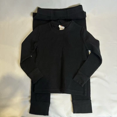 Camisa y pantalón Circo Thermals manga larga negro liso talla XS 4/5 para niños Foto 1 de 2