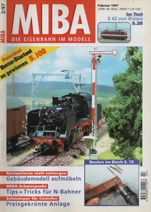 Auswahl: MIBA-DIE EISENBAHN IM MODELL-Jg. 1997-Gleisbau-Modellbau-Lokomotiven - Picture 1 of 4