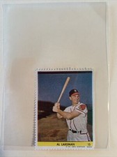 Al Lakeman Boston Braves 1949 Eureka Baseball Stamp #15