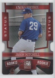 2010 Donruss Elite Extra Edition Status Red Die-Cut /100 Jason Mitchell #151