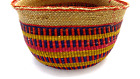 10" Diameter African Hand Woven Basket Iringa Region Tanzania - Amazing Art