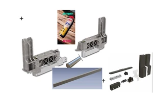 Aktion GU PSK Reparaturlaufwagensatz 966 /150 DIN LINKS BRAUN 31472 31473 - Bild 1 von 4