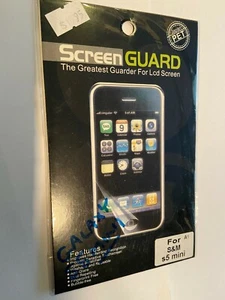 Samsung Galaxy S5 Mini Screen Guard Protector in Clear SCG6566 Brand New package - Picture 1 of 2