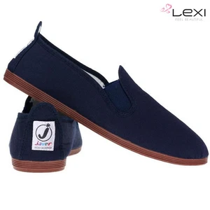 Damas Mujeres Estilo Hilosa Para hombres Javer Plimsolls Niñas Alpargatas Planas Zapatos - Imagen 1 de 24