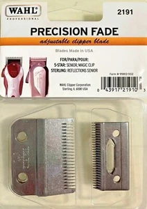 Wahl 2-Hole Clipper Blade #2191 Magic Clip Senior Icon S. Taper 000 Adjustable - Picture 1 of 5