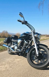 Original Yamaha XVS 950 A Midnight Star Chopper Cruiser schwarz Chrom Taschen - Bild 1 von 24