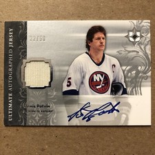 Dennis Potvin NY Islanders 2006-07 UD Ultimate Collection Auto Jerseys /50