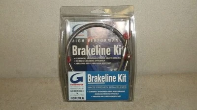 Kit de manguera de freno delantero de acero inoxidable para moto deportiva Yamaha YZF R6 1999 a 2002 Foto 1 de 4