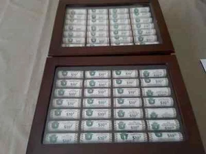 2014 D America the beautiful Park 5 ROLLS Quarters SET Smokey the Bear RARE - Picture 1 of 1