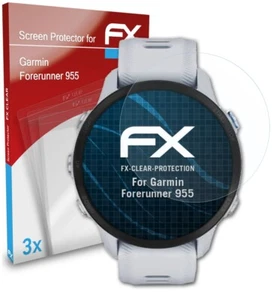 atFoliX 3x Osłona ekranu do Garmin Forerunner 955 przezroczysta - Zdjęcie 1 z 8