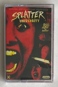 SPLATTER UNIVERSITY * CHRIS BURKE * US LIMITED SOUNDTRACK CASSETTE * 100 ONLY! - Picture 1 of 7
