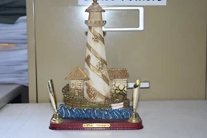 Lighthouse Nautical Pen Pencil Holder 7.5" Tall LH-53 - Picture 1 of 3
