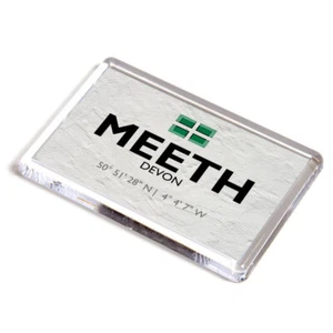 FRIDGE MAGNET - Meeth, Devon - Lat/Long SS5408 - Picture 1 of 1