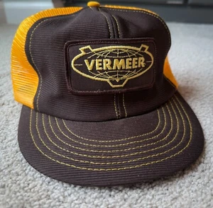 Vintage 1980's "Vermeer Farming Equipment" Trucker Hat - Unworn - Picture 1 of 4