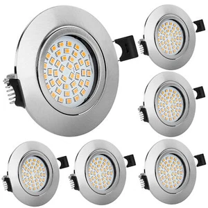 46Leds Einbaustrahler Einbauleuchten ultraflach Deckenstrahler Spot Lampen Licht - Bild 1 von 17