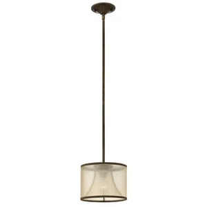 Fredrick Ramond Mime 1 Light Mini-Pendant, French Bronze - FR45607FBZ - Picture 1 of 1