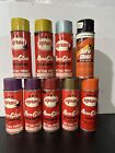 Pactra Spray Paint Can Lot Aero Gloss Dope Candy Apple Blue Yellow Lemon Dope