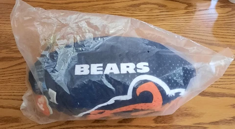 2018 Ty Beanie Ballz Rush Zone NFL Chicago Bears  12" Stuffed Football! Cover