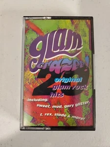 Glam Crazee! - 20 Original Glam Rock Hits (Cassette, 1990, Virgin) - Picture 1 of 3