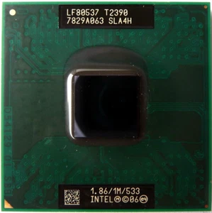 Intel Pentium Dual-Core T2390 1.86GHz Socket P Laptop Mobile CPU Processor SLA4H - Picture 1 of 1